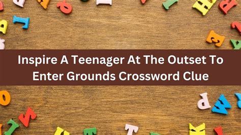 grounds crossword clue.